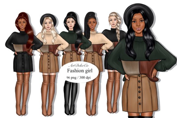 Clipart Autumn Girl: A Versatile Resource for Creative Projects
