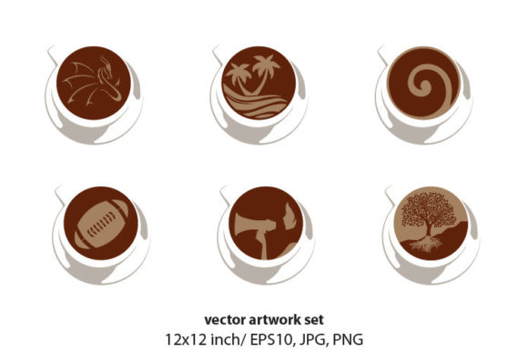 Coffee Cups and the Versatility of a Coffee Shop Vector Icon Set