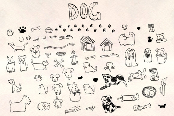 Dog: A Versatile Graphic Element Kit for Creative Workflows