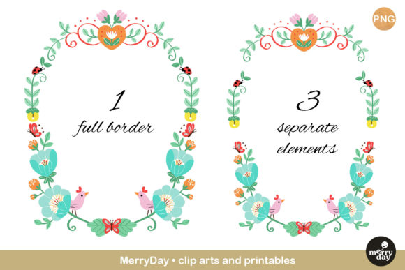 Flower Border Illustration Clip Art: A Versatile Design Resource