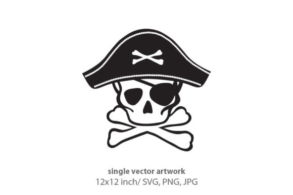 Happy Skull with Hat: A Versatile and Creative Digital Art Asset