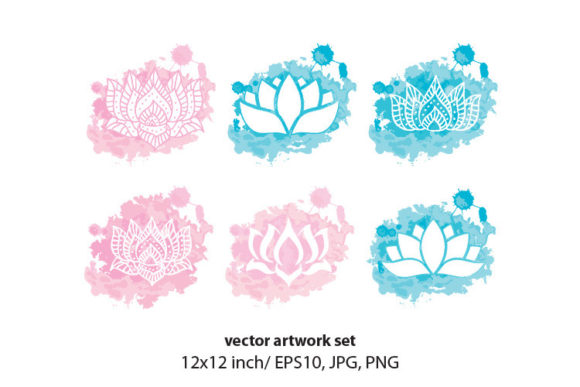 Lotus - Vector Artwork Set: A Versatile Digital Resource for Creative Projects