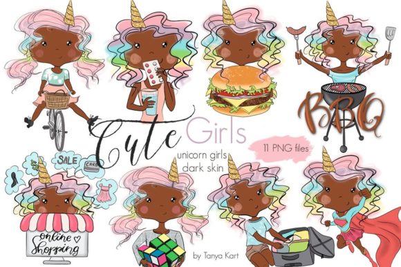 PLANNER GIRLS UNICORNS DARK SKIN TONED: A Strategic Tool for Creative and Professional Success