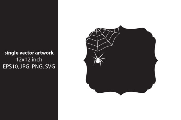 Spider Frame: A Versatile Vector Artwork for Creative Projects