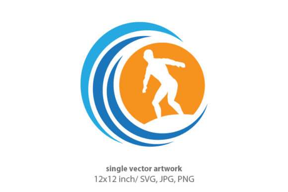Surfer - Single Vector Artwork for Creative Projects