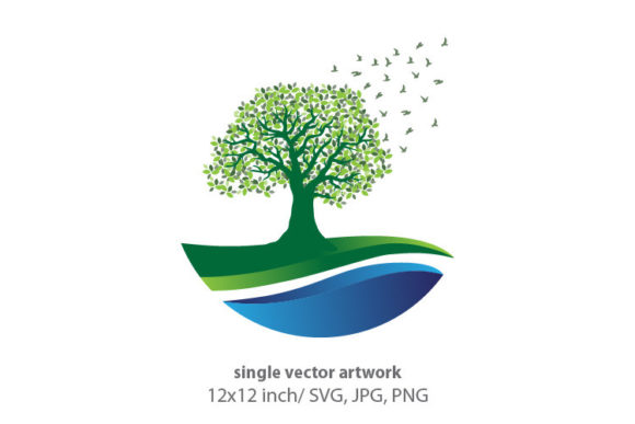Tree - Single Vector Artwork: A Versatile Design Asset for Creative Professionals